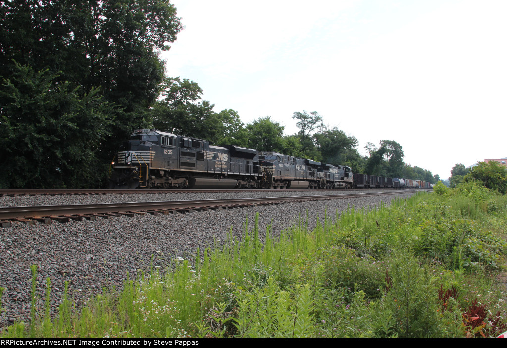 NS 1205 leads train 21V West